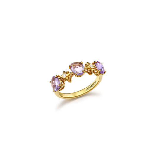 紫色藍寶石戒指Purple Sapphire Ring
